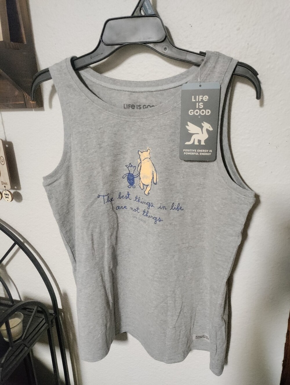 New Life Is Good Tank Top Size Medium